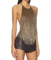 Retrofete - Sable Fringe Top