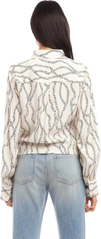 Karen Kane - Tie Front Top