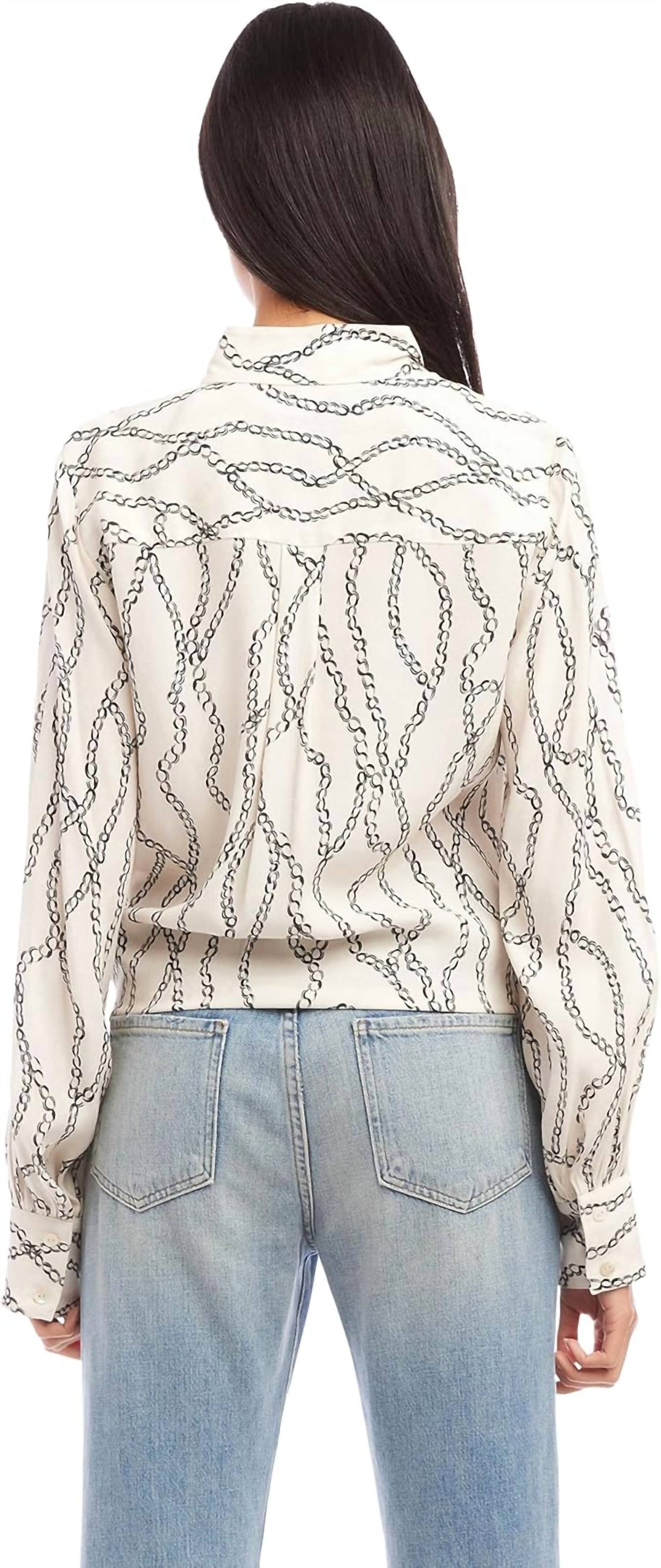 Karen Kane - Tie Front Top