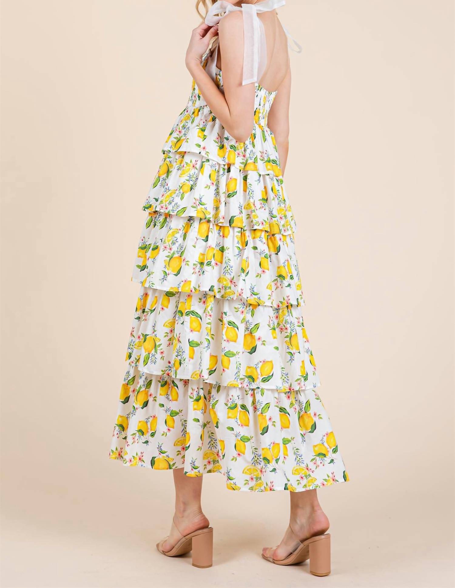 Geegee - Lemoncello Maxi Sundress