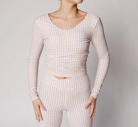 The Happy Camp3R - Gingham Girlie Flare Leggings