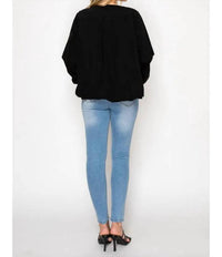 Joh Jaylan Zip Up Jacket in black - women's jacket - alternate view