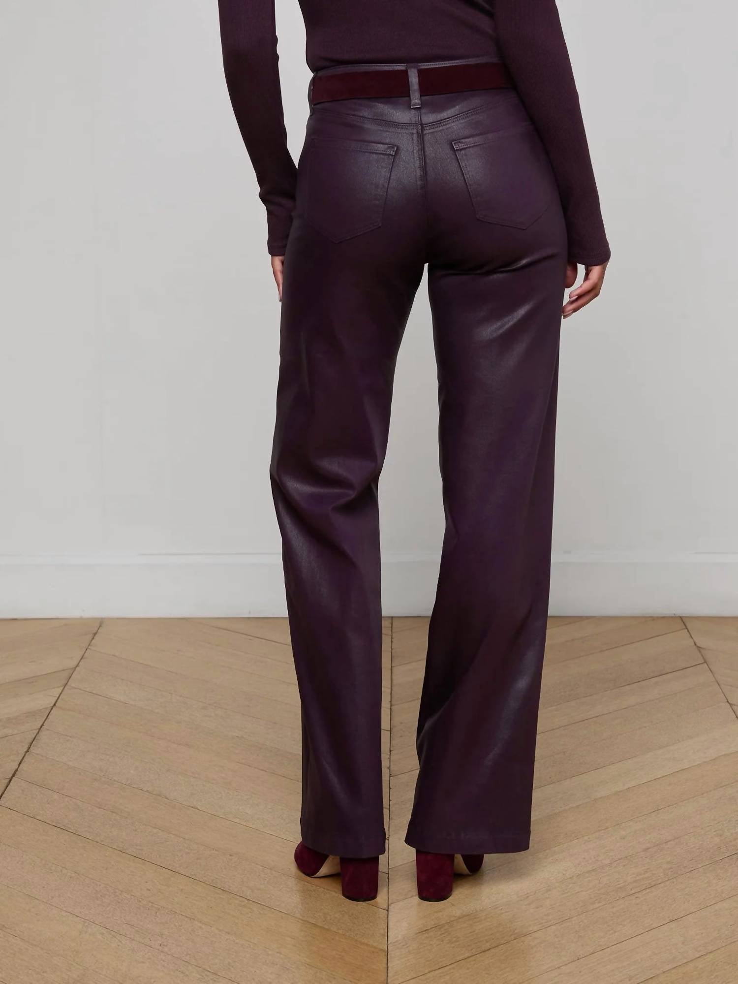 L'Agence - Scottie High Rise Wide Leg Pants