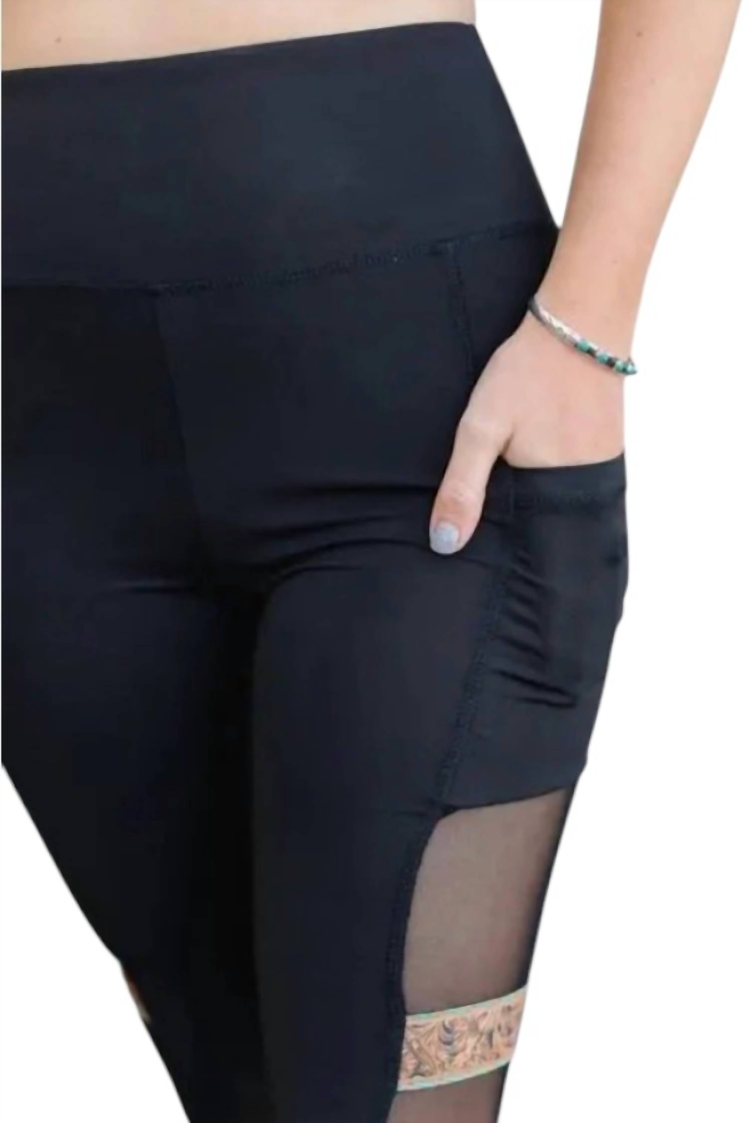 Crazy Train - Barbell High Waist Leggings