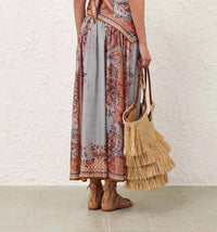 Zimmermann - Aster Scarf Midi Skirt