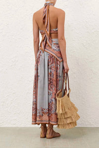 Zimmermann - Aster Scarf Midi Skirt