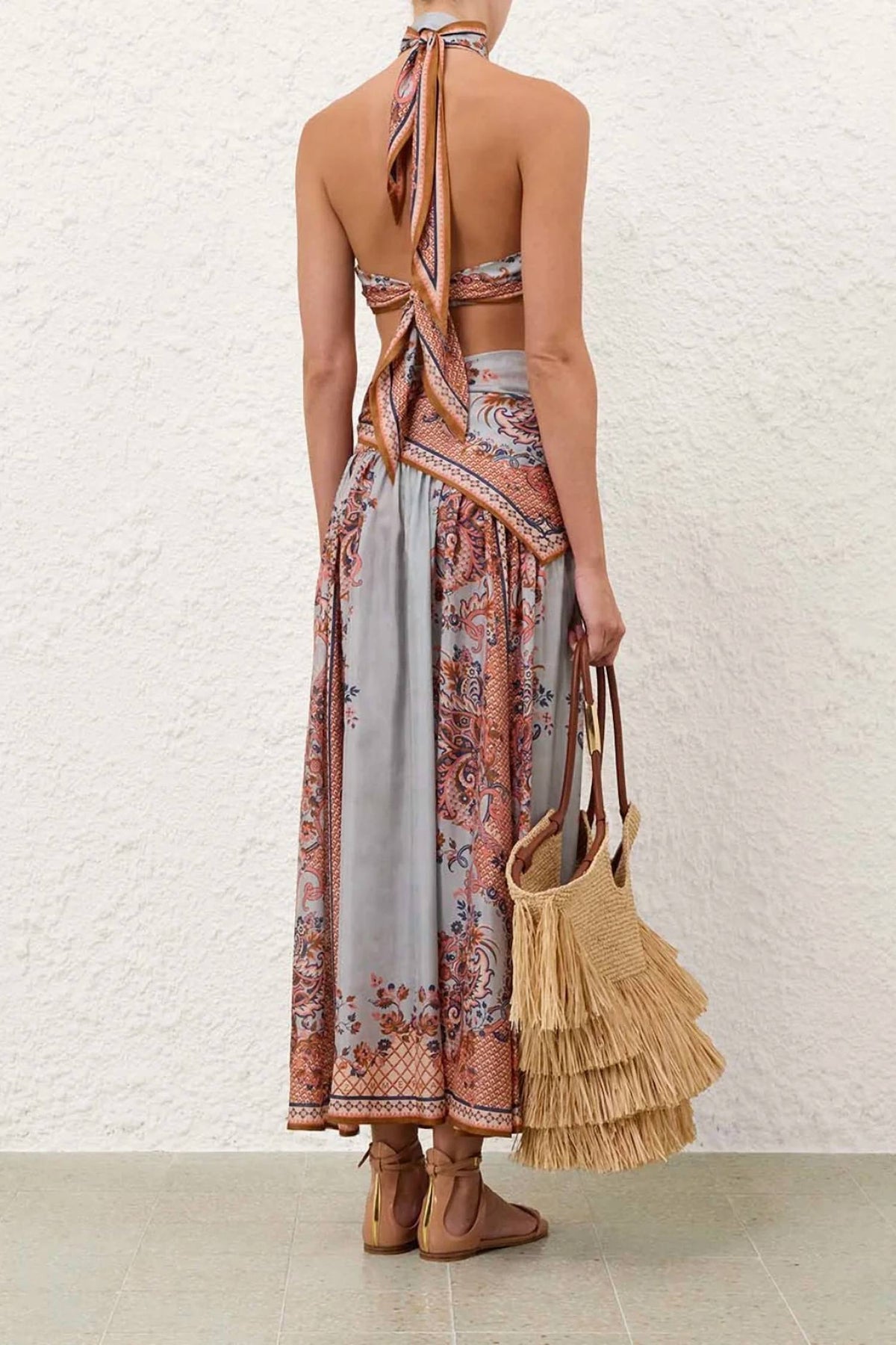 Zimmermann - Aster Scarf Midi Skirt