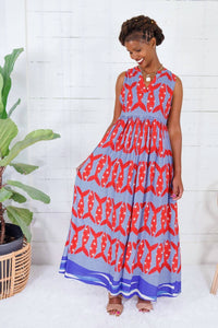 Briton Court - Harbor Catch Maxi Dress
