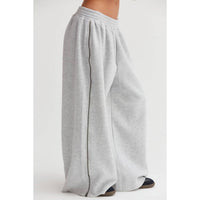 Hyfve - Wide-Leg Side Zipper Sweatpant