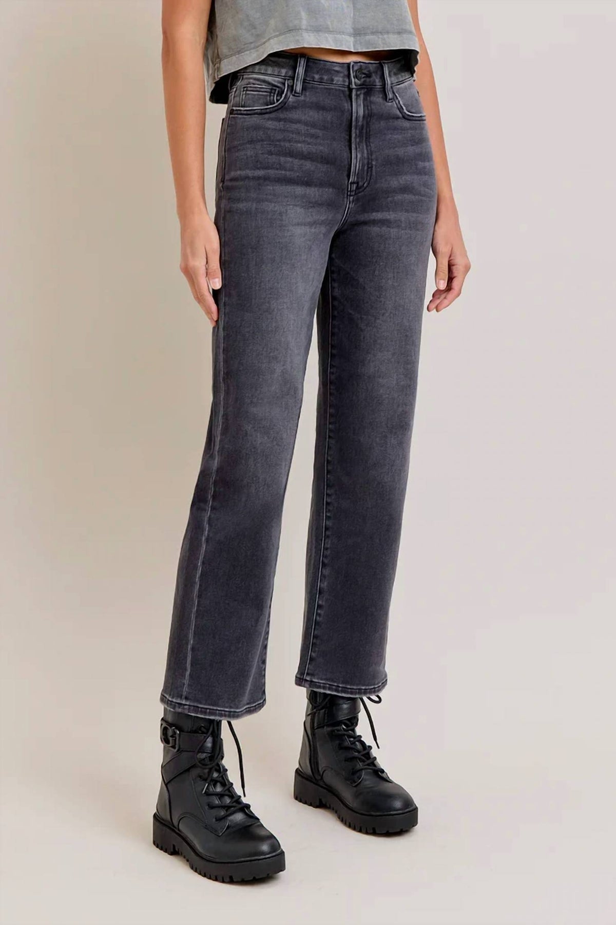 Hidden - Women's Ella Wide Straight Jeans