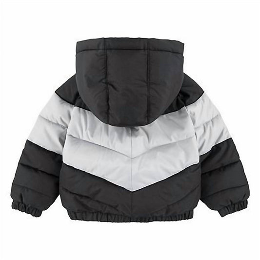 Nike - Baby Boy's Hooded Chevron Puffer Jacket