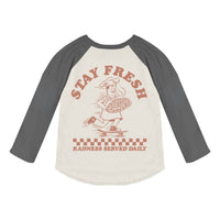 Tiny Whales - Boys' Stay Fresh Raglan Tee