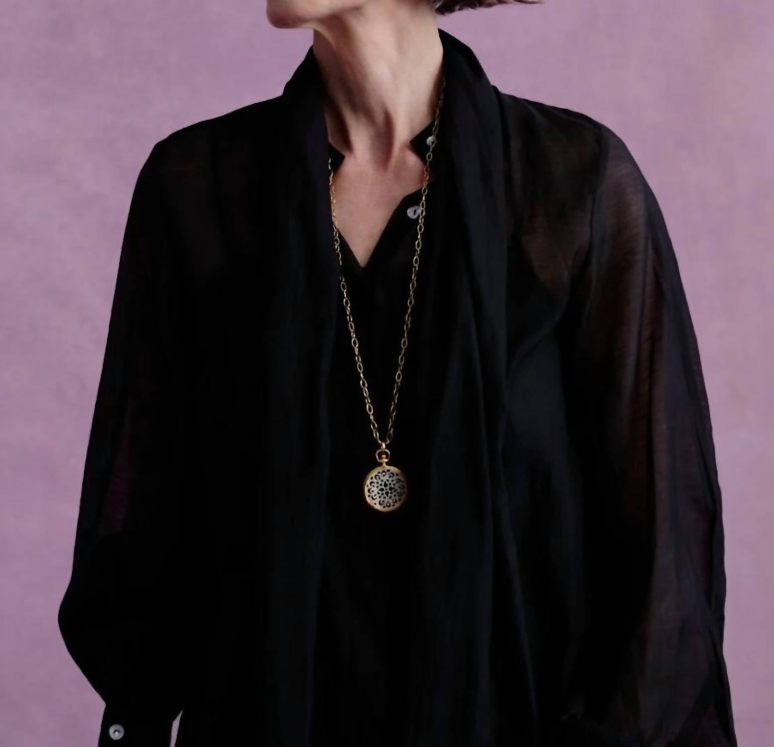 Chan Luu - Women's Pocket Watch Necklace
