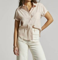 Thread & Supply Women's Rene Top Rose in grey rose - women's shirt