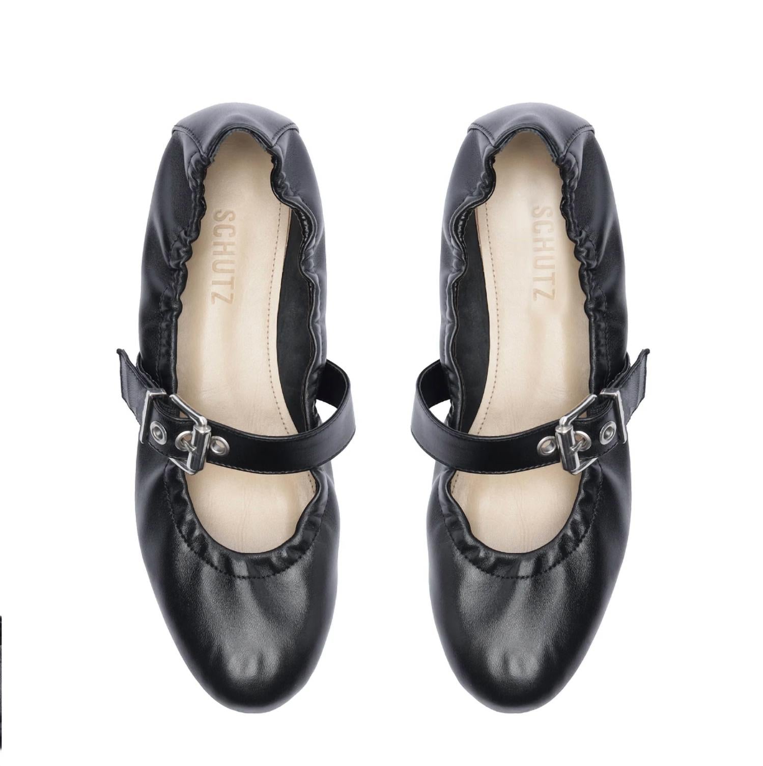 Schutz - Women's Calita Nappa Leather Ballet Flat