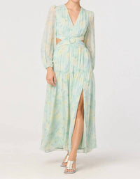 Astr - Klarissa V-neck Maxi Dress
