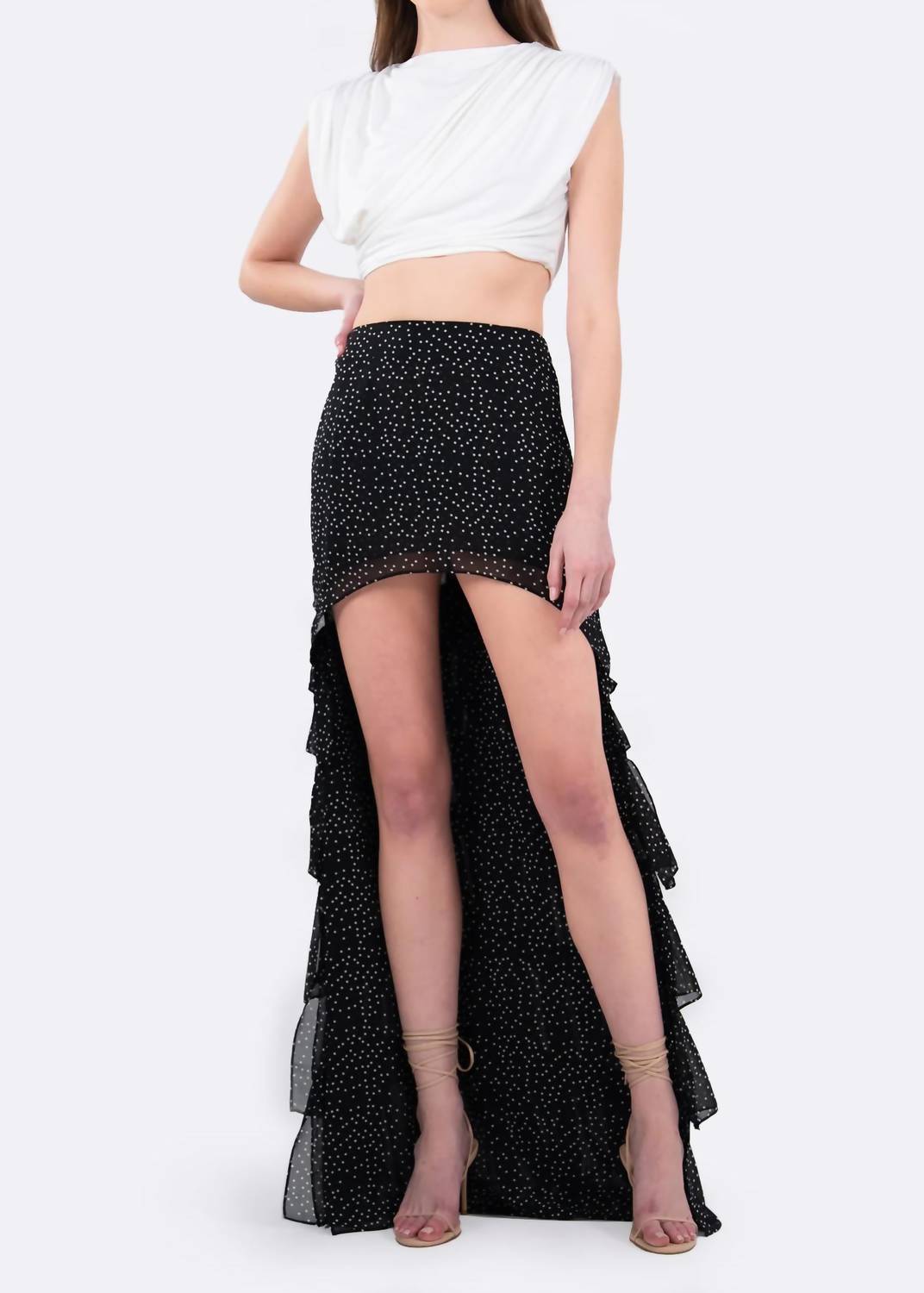 Nonchalant Label - Lena Ruffled Tiered Skirt