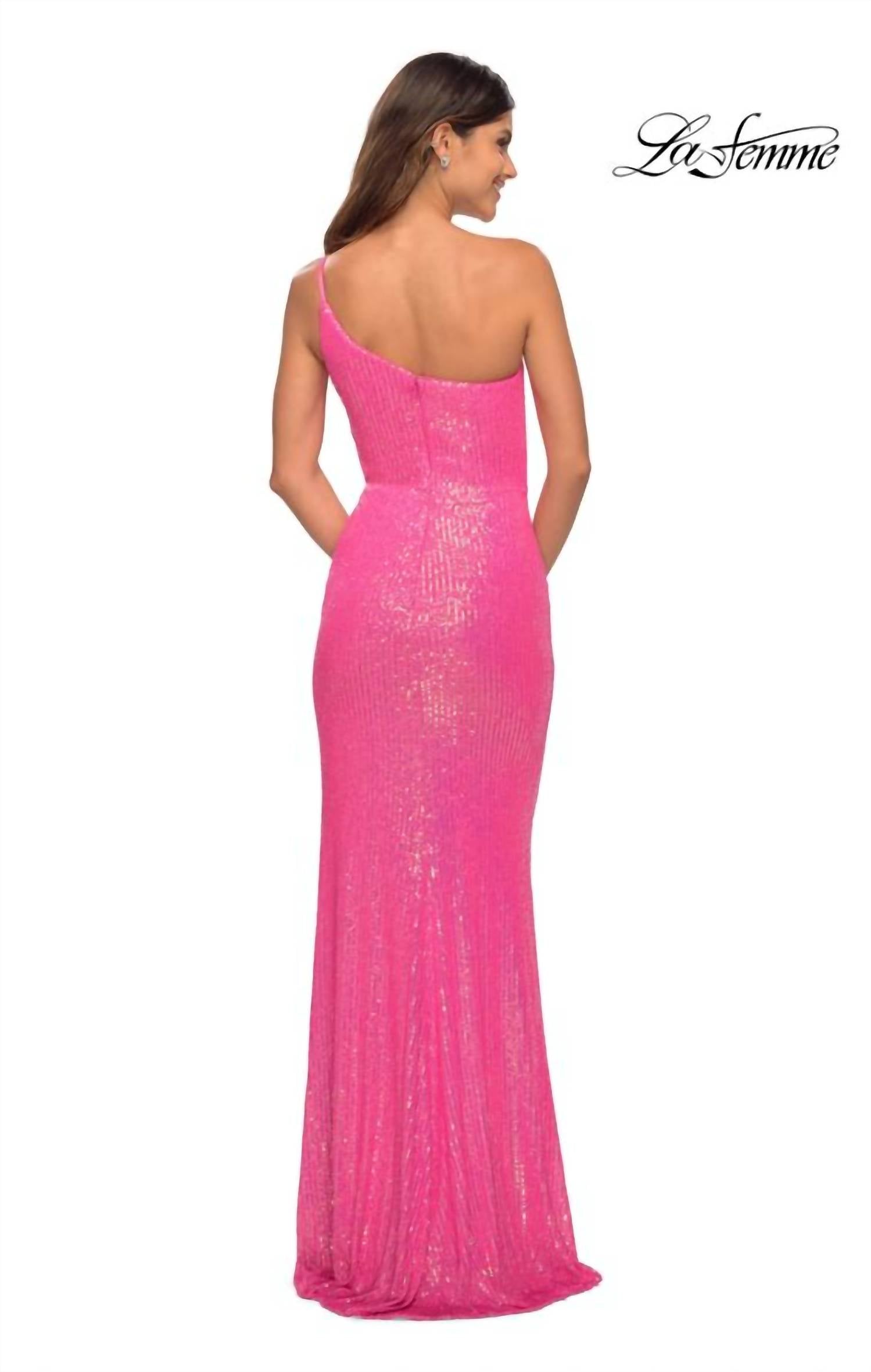 La Femme - Women's Sequined Gown
