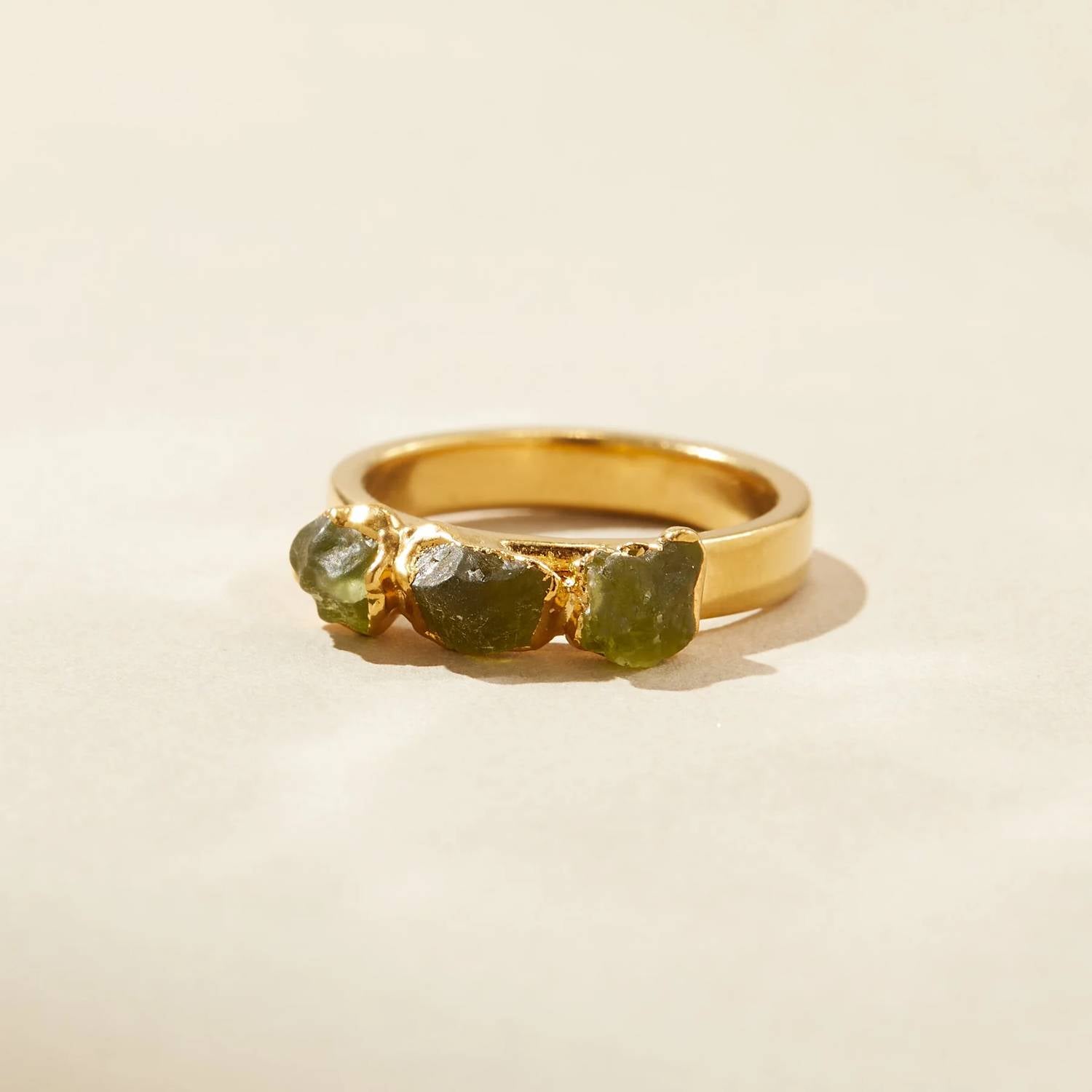 Dani Barbe - Peridot Stacking Ring