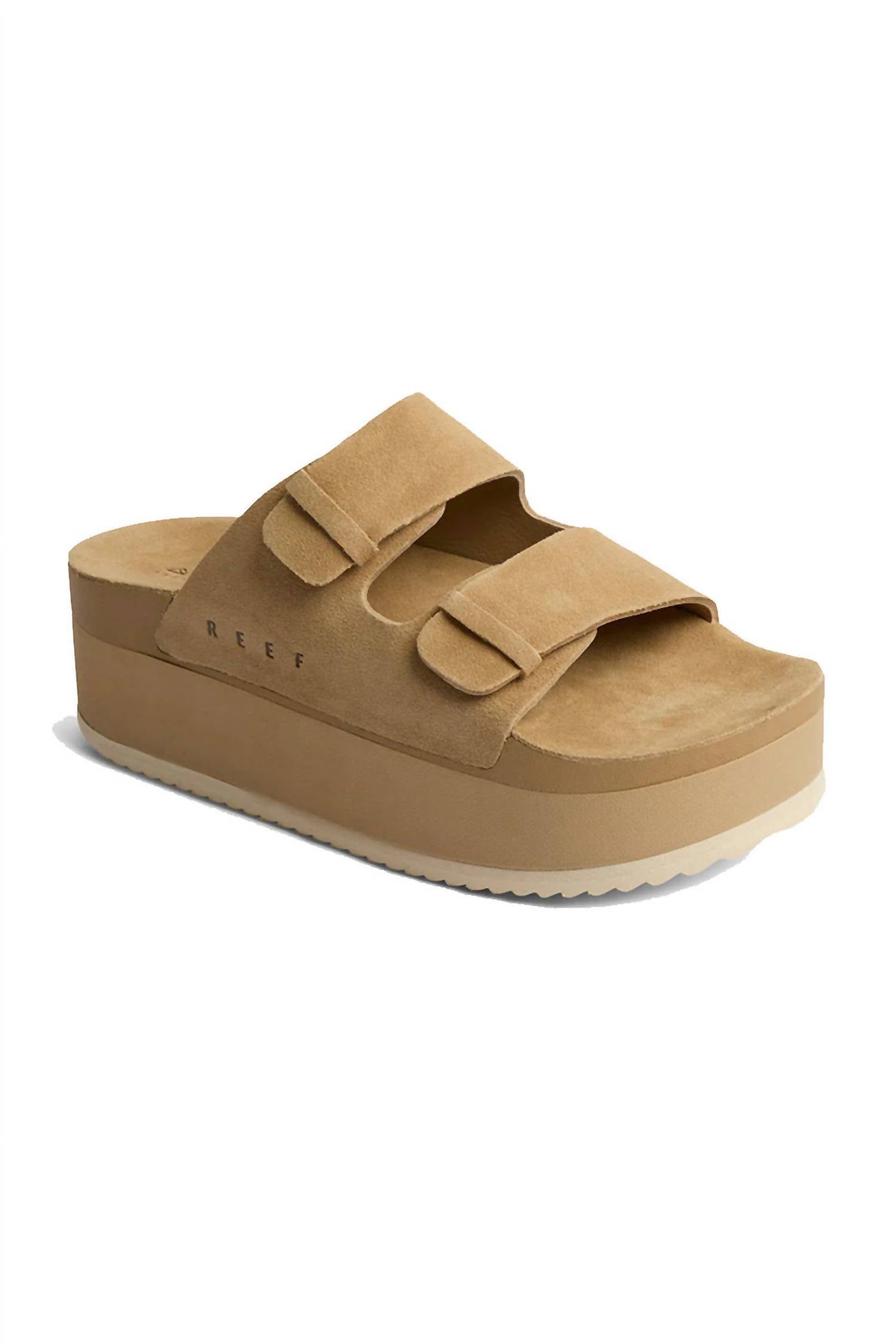 REEF Women's Ojai Gigi Platform Sandal in starfish - women's sandal - detail view