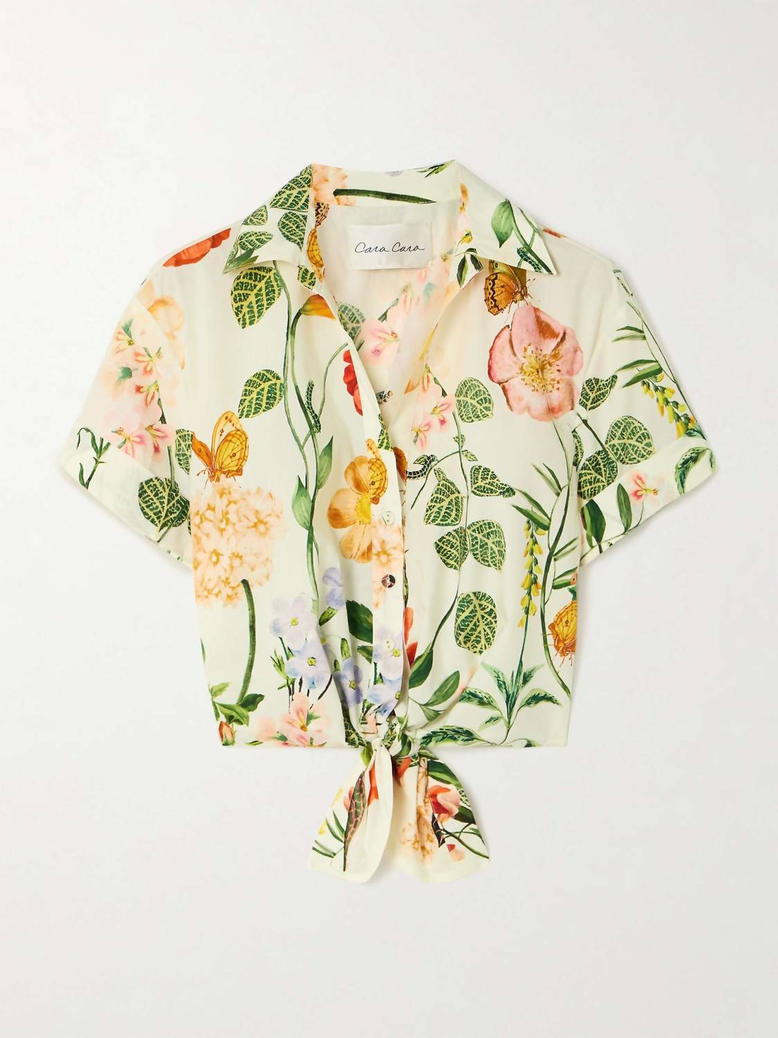 Cara Cara - Asbury Cropped Tie Shirt