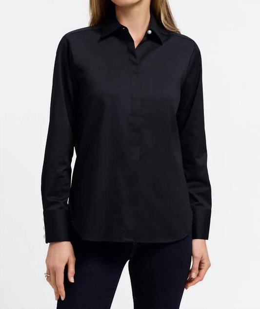 Foxcroft - Tunic Blouse With Pearls