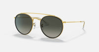 Ray Ban - Round Double Bridge Non Polarized Sunglasses Rb3647n 923871