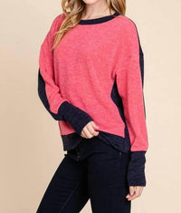 Emerald Collection - Solid Color Block Top - Plus