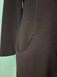 Dolcezza - Women's Long Knit Coat With Hood