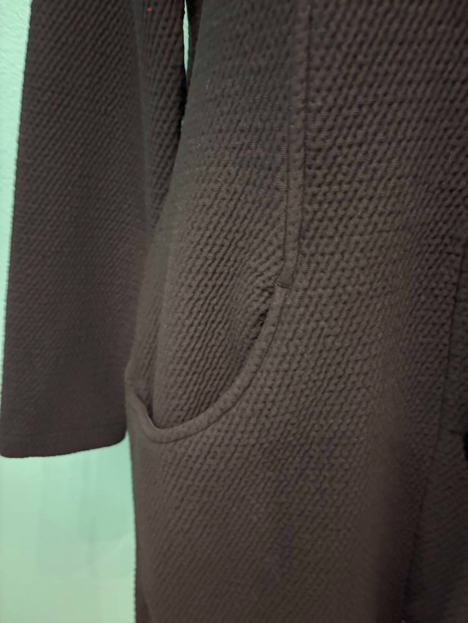 Dolcezza - Women's Long Knit Coat With Hood