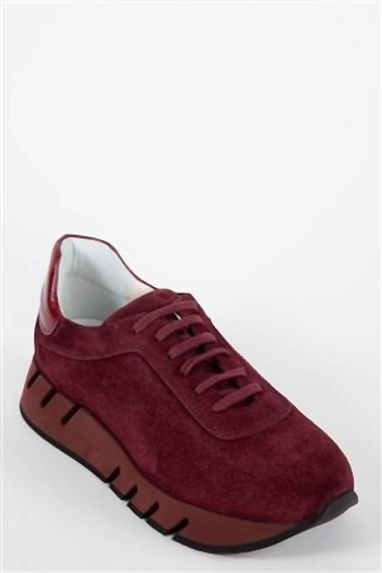 Homers - Women's Lotus Crosta Velvet Sneakers