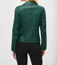Joseph Ribkoff - Foiled Faux Suede Jacket