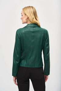 Joseph Ribkoff - Foiled Faux Suede Jacket