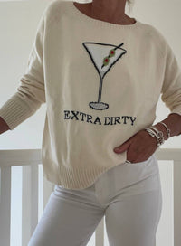 Pink Pineapple - Extra Dirty Martini Sweater