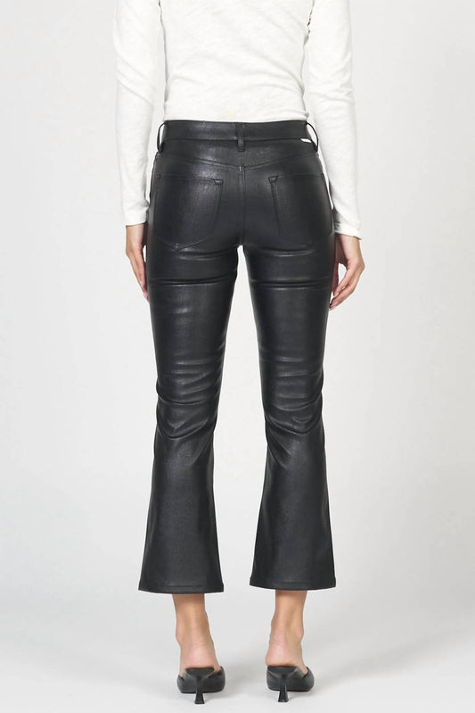 Dear John Denim - Jeanne Leather Cropped Flare Pants