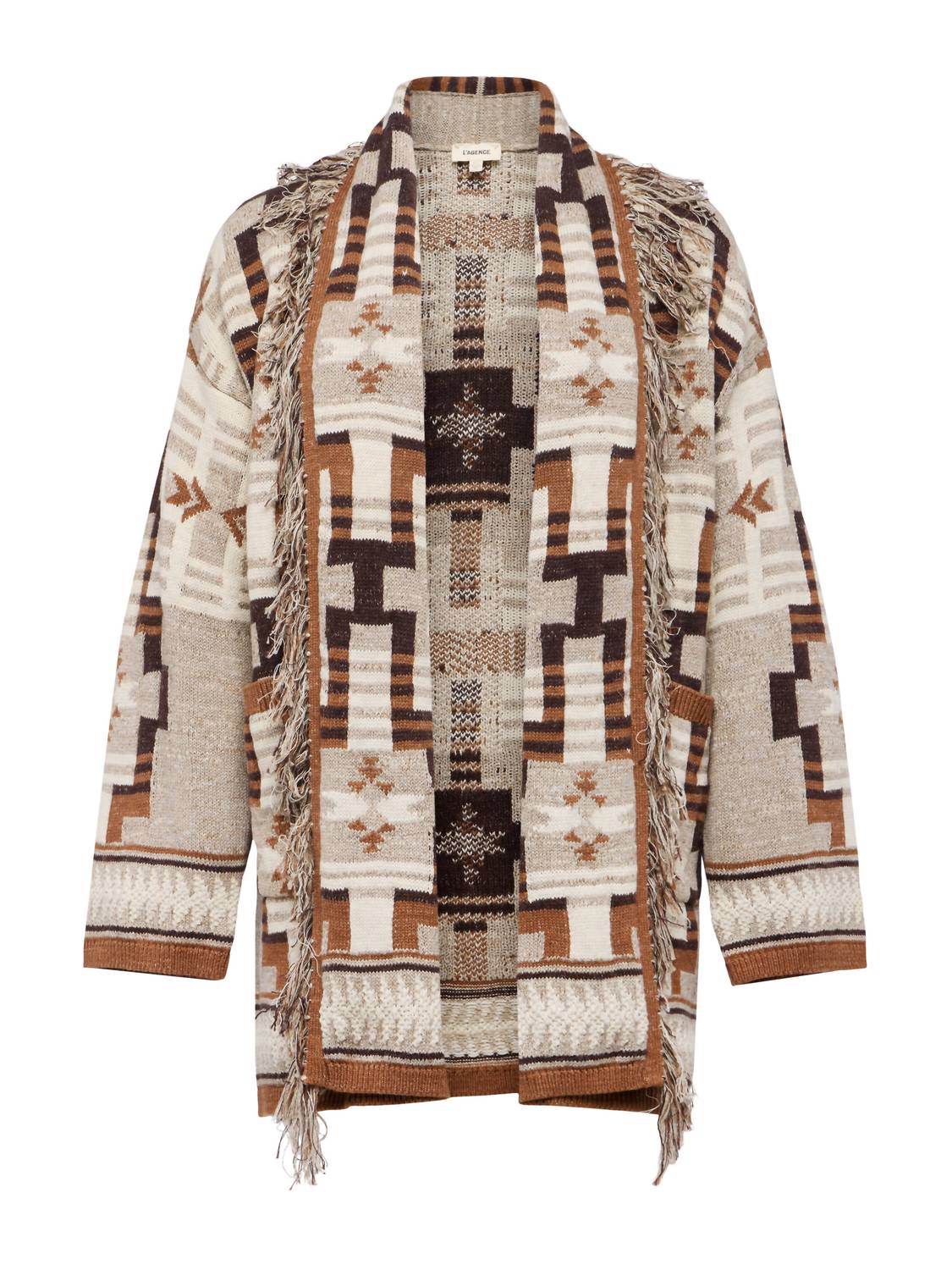 L'Agence - Jair Jacquard Frng Cardigan