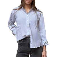Sunday Edition - Pinstripe Button Down With Stripe Detail Shirt