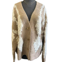 Very J - Women’s Argyle Button Cardigan
