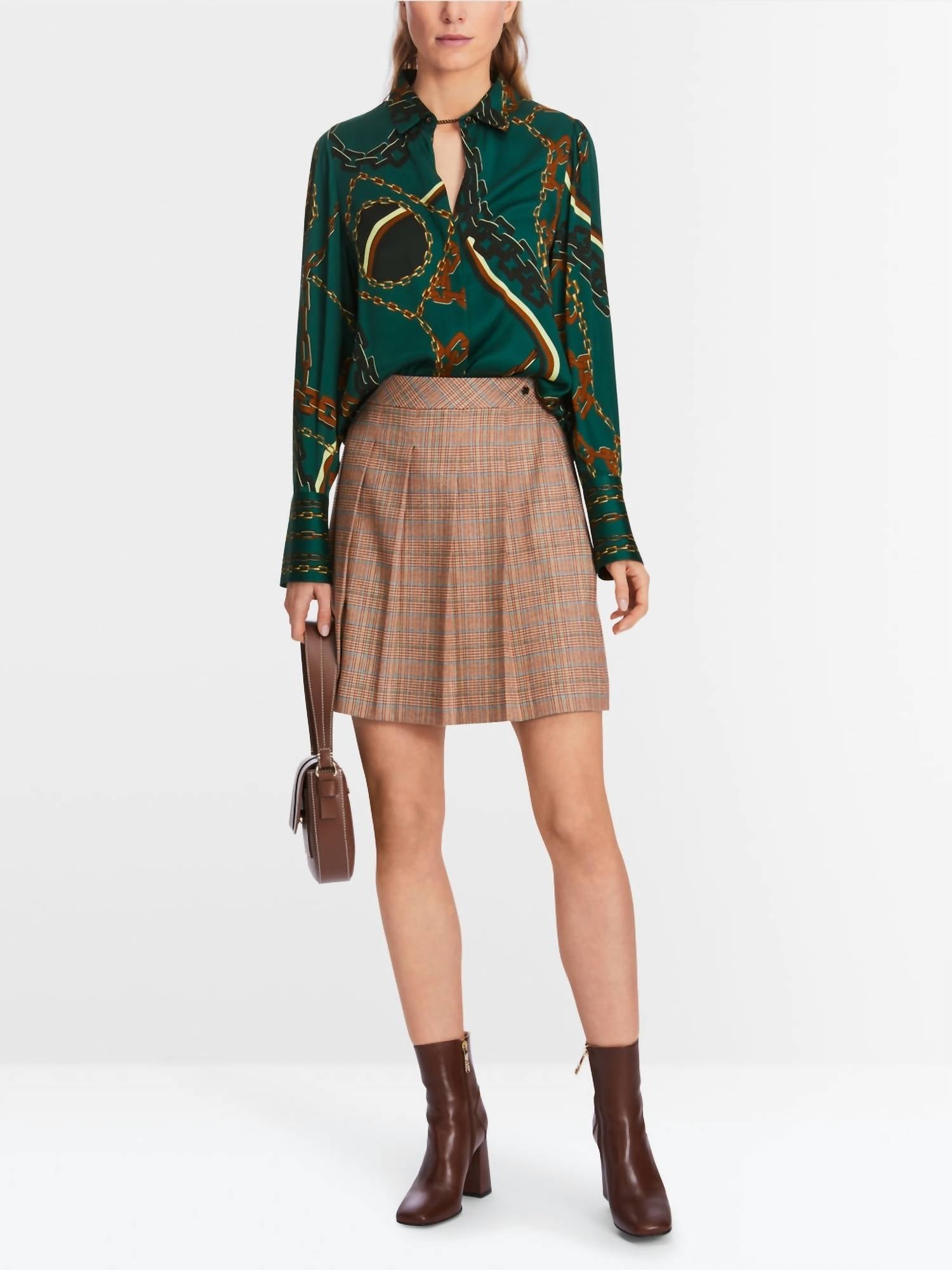 Marc Cain - Silk Blouse With Chain Design