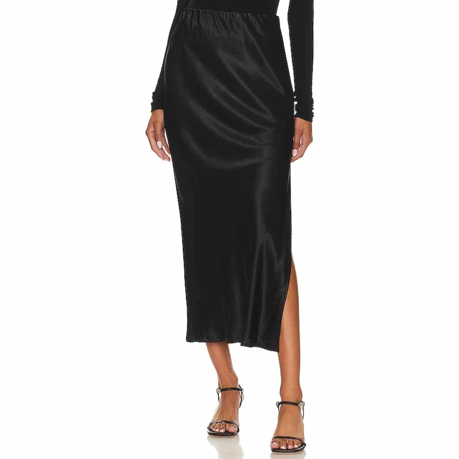 Enza Costa - Satin Bias Maxi Skirt