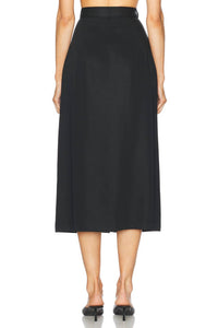 Matthew Bruch - Button Front Midi Skirt