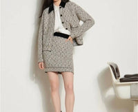 Sandro - Short Lurex Jacquard Knit Skirt