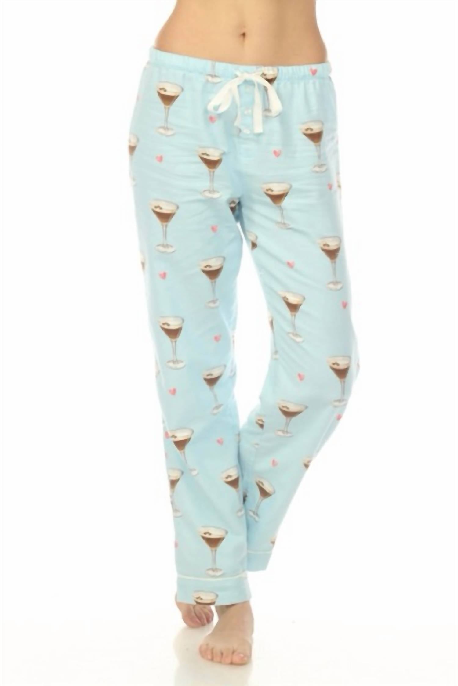 Pj Salvage - Espresso Martini Flannel Pajama Set