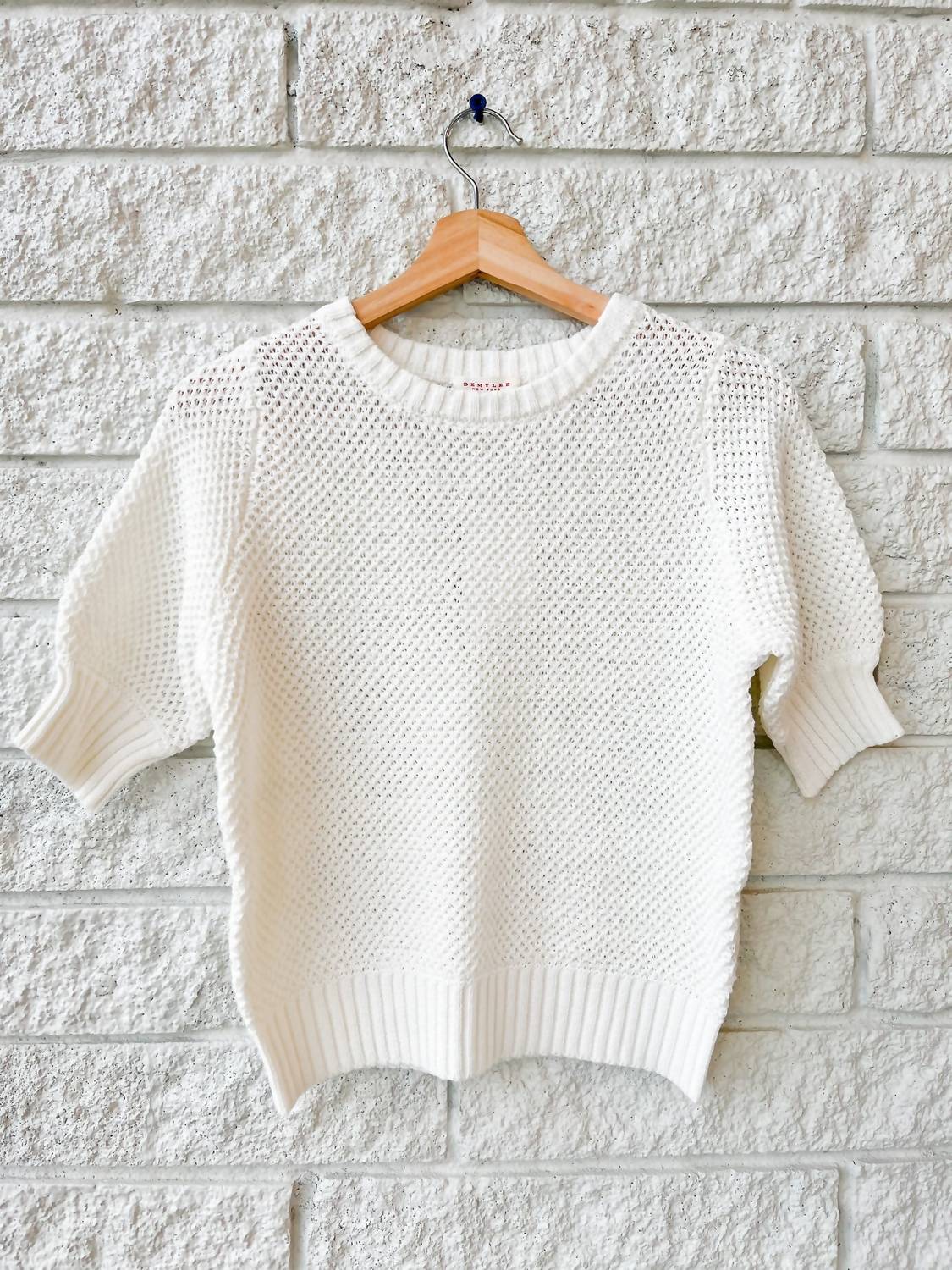 Demylee New York - Sherry Cotton Crew Neck Top