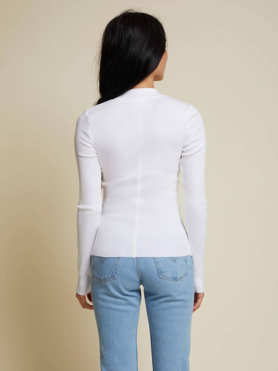 GINA SLIM MOCK NECK TOP