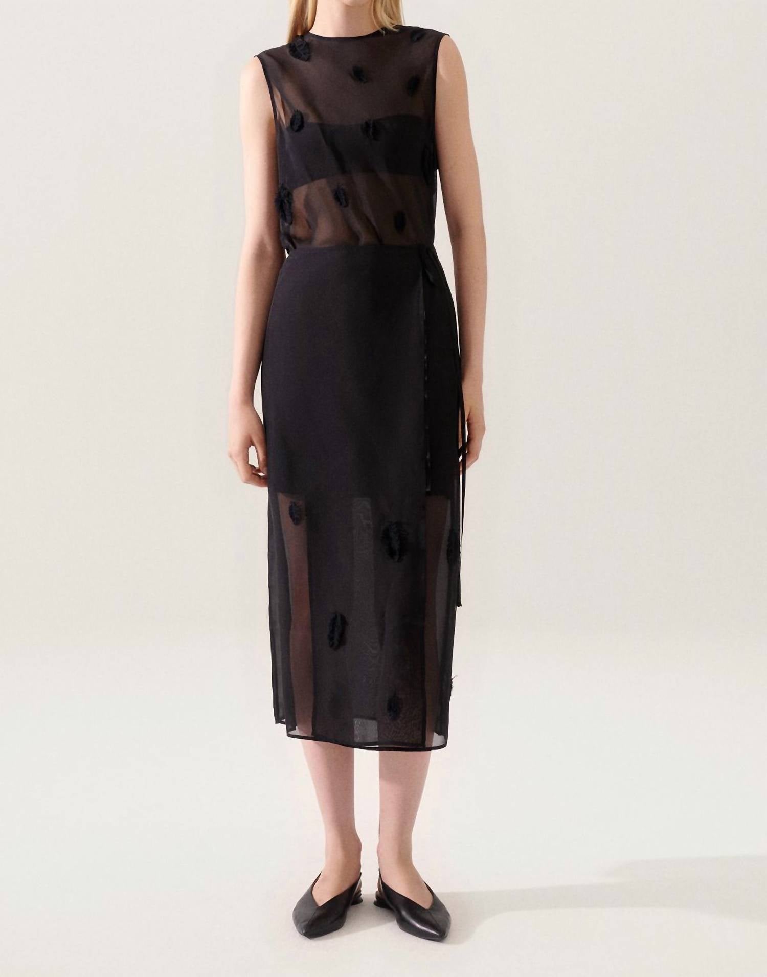 Silk Laundry - Feather Wrap Skirt