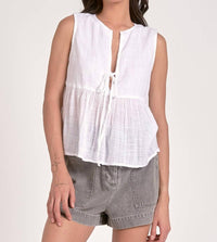 Elan - June Sleeveless Blouse