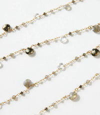 Native Gem - Women's Long Beaded Gemstone Necklace