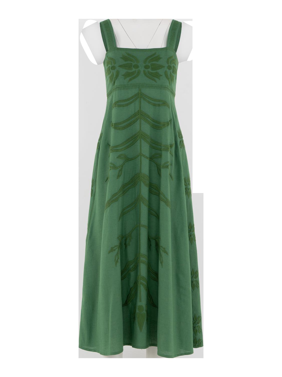 Emily McCarthy Liza Dress in green - women's dress - view 4