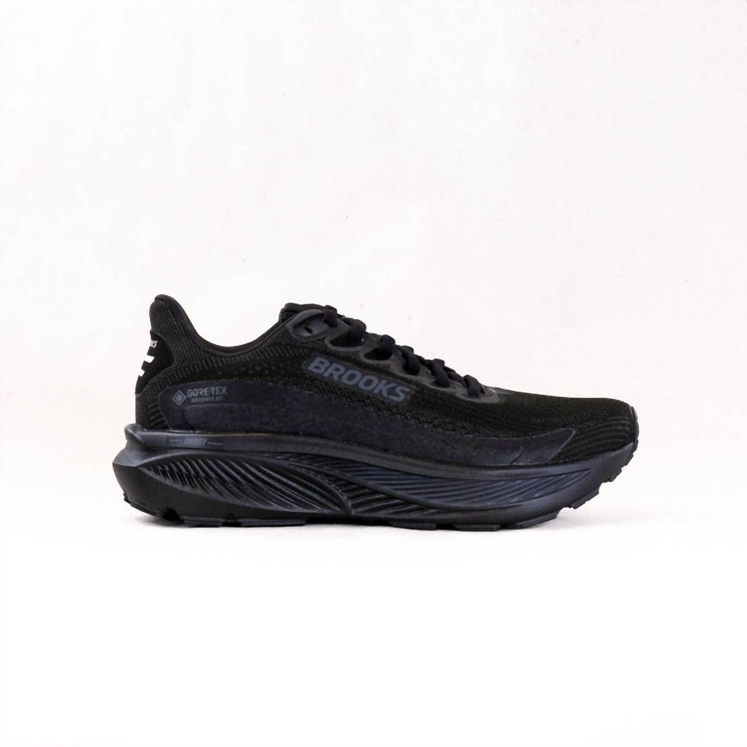 BROOKS Women's Ghost 17 Running Shoe in 020 black black ebony - women's shoe